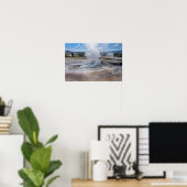 Borrelende Avoca-bron, Biscuit Basin, Yellowstone Poster (Thuiskantoor)