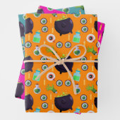 Borrelende Heksenketel Magisch Toverdrank Ogen Hal Inpakpapier Vel (In situ)