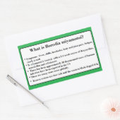 Borrelia Miyamotoi Lyme Awareness Stickers (Envelop)