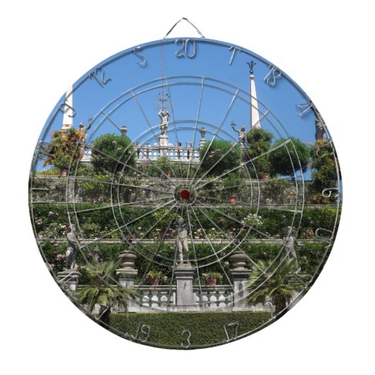 Borromeo Palace in Stresa, Italië Dartbord (Voorkant)