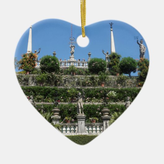 Borromeo Palace in Stresa, Italië Keramisch Ornament (Voorkant)