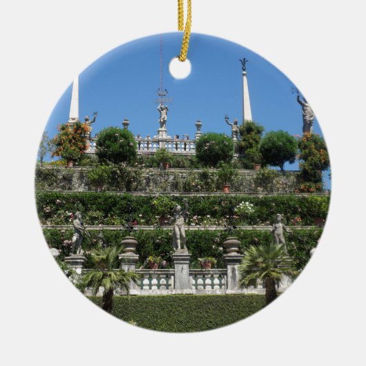 Borromeo Palace in Stresa, Italië Keramisch Ornament (Voorkant)