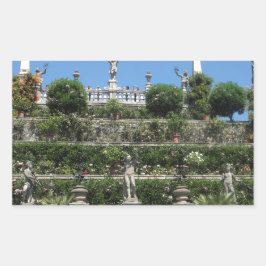 Borromeo Palace in Stresa, Italië Rechthoekige Sticker