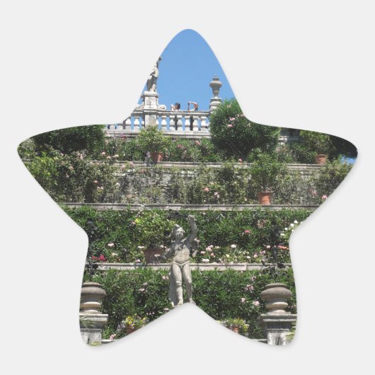 Borromeo Palace in Stresa, Italië Ster Sticker (Voorkant)