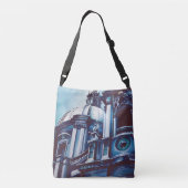 Borromini's façade crossbody tas (Achterkant)