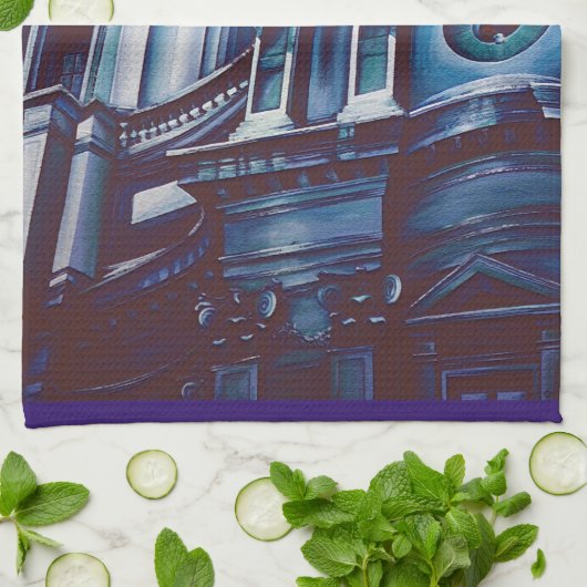 Borromini's Facade Theedoek (Gevouwen)