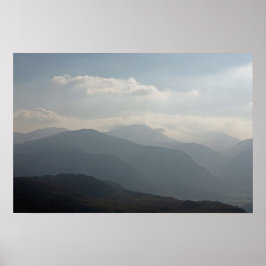 Borrowdale uit het district Wallacrag Keswick Lake Poster