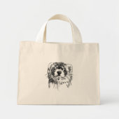 borsa con furetto mini tote bag (Voorkant)