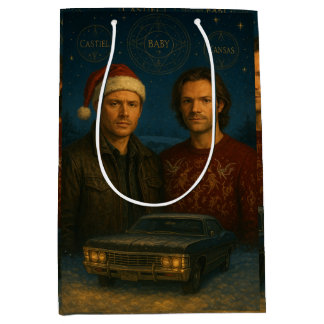 “Borsa regalo natalizia Supernatural – Dean & Sam  Medium Cadeauzakje