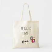 Borsa Ti voglio bene Nonna - femminuccia Canvas ta Tote Bag (Voorkant)