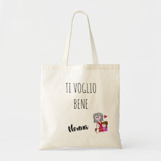 Borsa Ti voglio bene Nonna - femminuccia Canvas ta Tote Bag