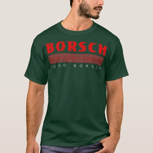 Borsch Ukraine Traditional Ornament Ukraine T-shirt (Voorkant)