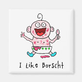 Borscht Baby Magnet (Voorkant)