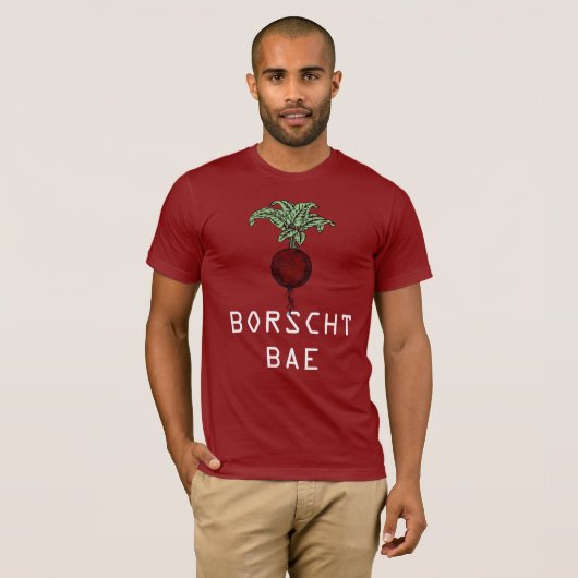 Borscht Bae mannen t-shirt (Voorkant volledig)