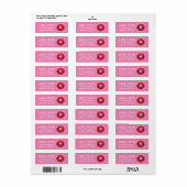 Borscht Eastern European Red Beet Beet Soup Etiket (Full Sheet)
