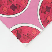 Borscht Eastern European Red Beet Beet Soup Fleece Deken (Hoek)