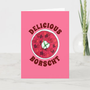 Borscht Eastern European Red Beet Beet Soup Kaart