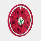 Borscht Eastern European Red Beet Beet Soup Keramisch Ornament (Rechts)