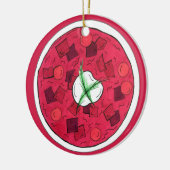 Borscht Eastern European Red Beet Beet Soup Keramisch Ornament (Links)