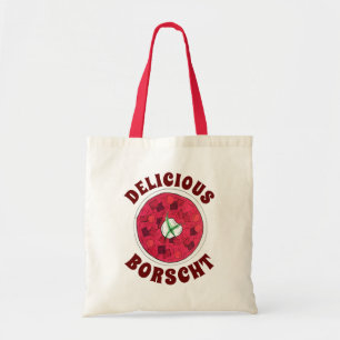 Borscht Eastern European Red Beet Beet Soup Tote Bag