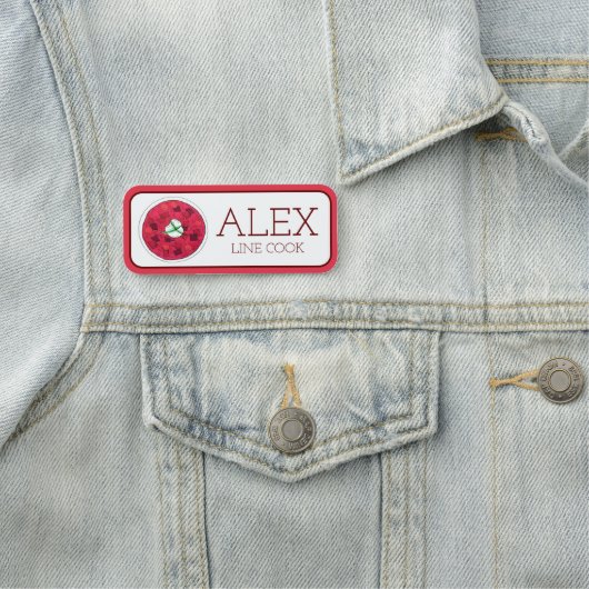 Borscht Red Beet Soup Oekraïens voedsel Naamplaatje (In situ)