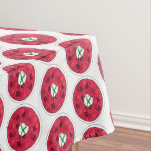 Borscht Red Beet Soup Oekraïens voedsel Tafelkleed