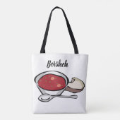 Borshch Canvas tas (Achterkant)