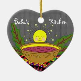 Borshch Power voor Baba's Kitchen Keramisch Ornament