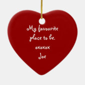 Borshch Power voor Baba's Kitchen Keramisch Ornament (Achterkant)