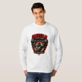Borst-dag Workout T-shirt met lange mouwen (Voorkant volledig)