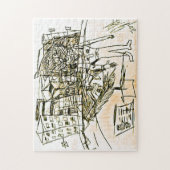 BORST GEZICHT STAD LEGPUZZEL (Verticaal)