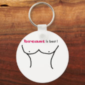 borst is het beste sleutelhanger (Voorkant)