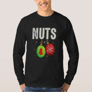 Borst Noten Kerst Bijpassende Koppel Kastanjes 4 T-shirt