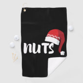 Borst Noten Koppels Kerstmis Koppel Kerstmis Coup Golfhanddoek (Insitu)