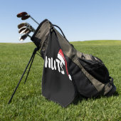 Borst Noten Koppels Kerstmis Koppel Kerstmis Coup Golfhanddoek (Groen)