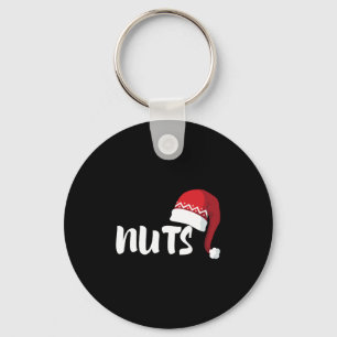 Borst Noten Koppels Kerstmis Koppel Kerstmis Coup Sleutelhanger