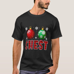 Borst noten leuk bijpassende kastanjes kerst paar t-shirt