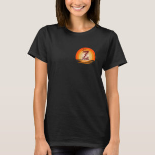Borst Patch Z Minimalistische Retro Sunset T-shirt