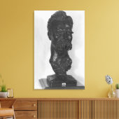 Borst van Friedrich Nietzsche Duits Canvas Afdruk (Insitu (Woonkamer))