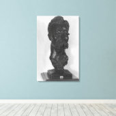 Borst van Friedrich Nietzsche Duits Canvas Afdruk (Insitu (Houten vloer))