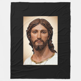 BORSTBEELD VAN CHRISTUS DE REDDER door MICHELANGEL Fleece Deken