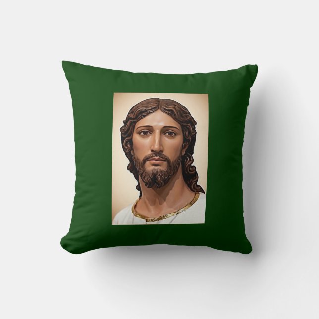 BORSTBEELD VAN CHRISTUS DE REDDER door MICHELANGEL Kussen (Voorkant)