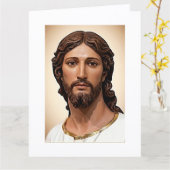 BORSTBEELD VAN CHRISTUS DE REDDERS door MICHELANGE Kaart (Gele Bloem)