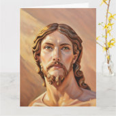 BORSTBEELD VAN CHRISTUS DE REDDERS door MICHELANGE Kaart (Gele Bloem)