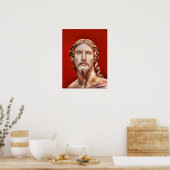 BORSTBEELD VAN CHRISTUS DE REDDERS door MICHELANGE Poster (Keuken)