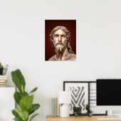 BORSTBEELD VAN CHRISTUS DE REDDERS door MICHELANGE Poster (Thuiskantoor)