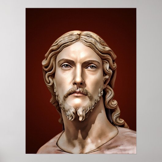 BORSTBEELD VAN CHRISTUS DE REDDERS door MICHELANGE Poster (Voorkant)