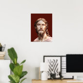 BORSTBEELD VAN CHRISTUS DE REDDERS door MICHELANGE Poster (Thuiskantoor)