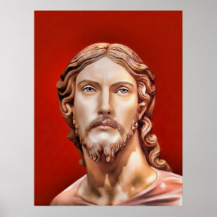 BORSTBEELD VAN CHRISTUS DE REDDERS door MICHELANGE Poster