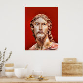 BORSTBEELD VAN CHRISTUS DE REDDERS door MICHELANGE Poster (Keuken)